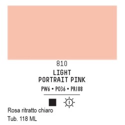 810 - Liquitex Basics acrilico rosa ritratto