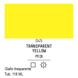 045 - Liquitex Basics acrilico giallo trasparente
