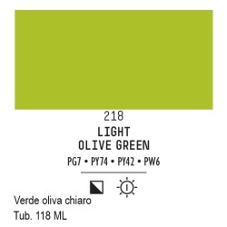 218 - Liquitex Basics acrilico verde oliva chiaro