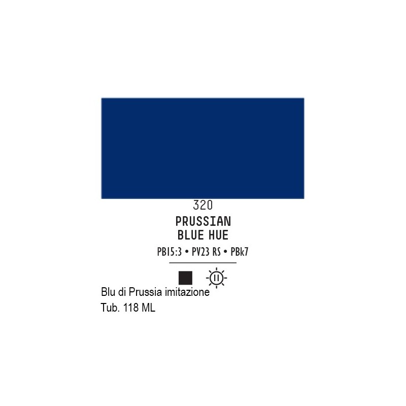 320 - Liquitex Basics acrilico blu di prussia imit
