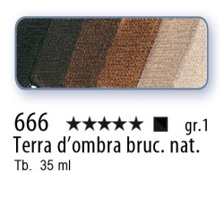 666 - Schmincke Olio Mussini terra d'ombra bruciata nat.