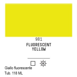 981 - Liquitex Basics acrilico giallo fluorescente