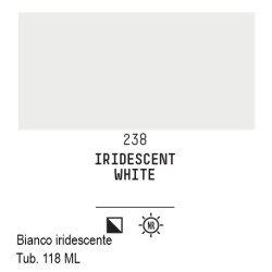238 - Liquitex Basics acrilico bianco iridescente