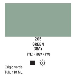 205 - Liquitex Basics acrilico grigio verde