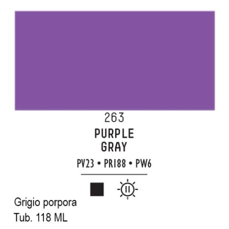 263 - Liquitex Basics acrilico grigio porpora