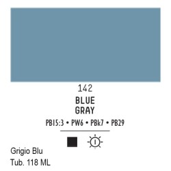 142 - Liquitex Basics acrilico grigio blu