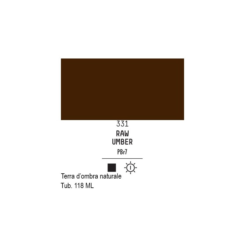 331 - Liquitex Basics acrilico terra d'ombra naturale