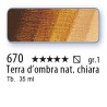 670 - Schmincke Olio Mussini terra d'ombra nat. chiara