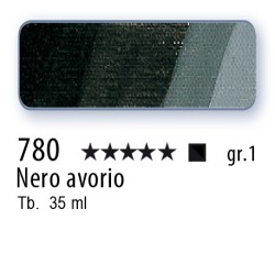 780 - Schmincke Olio Mussini nero avorio