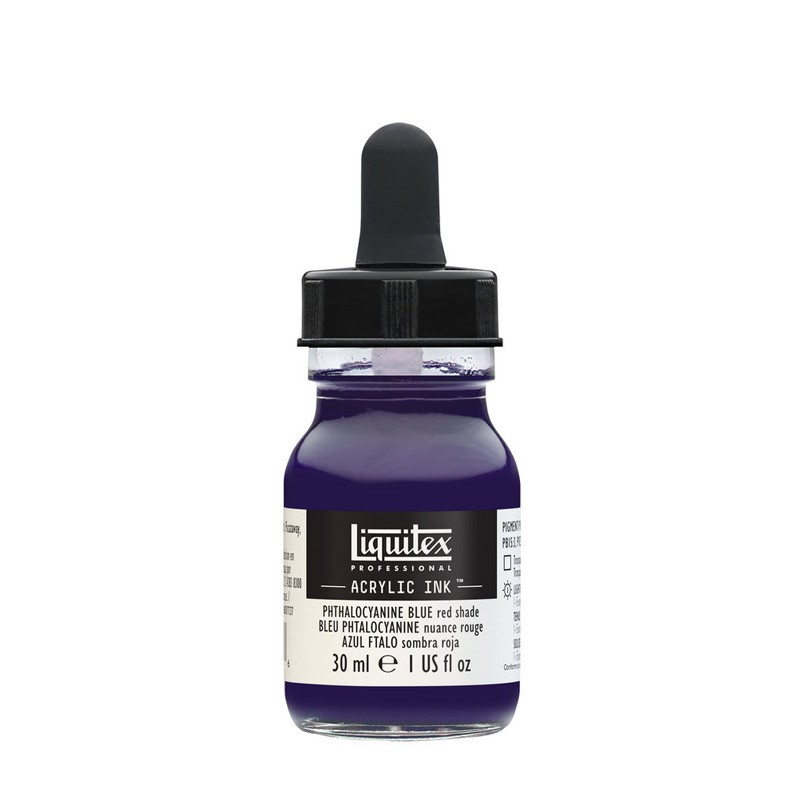 314 - Liquitex Acrylic Ink Blu di ftalo tonalita rossa