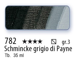 782 - Schmincke Olio Mussini Schmincke grigio di Payne
