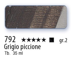 792 - Schmincke Olio Mussini grigio piccione