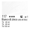 117 - Talens Olio Rembrandt Bianco di zinco (olio di lino)