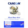 Canson Mixed Media Artist blocco da 15 FG.A4 21X29,7 CM. da 600 GR./MQ.