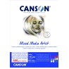 Canson Mixed Media Artist blocco da 15 FG.A3 29X,7X42 CM. da 600 GR./MQ.