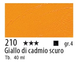 210 - Talens Olio Rembrandt Giallo di cadmio scuro