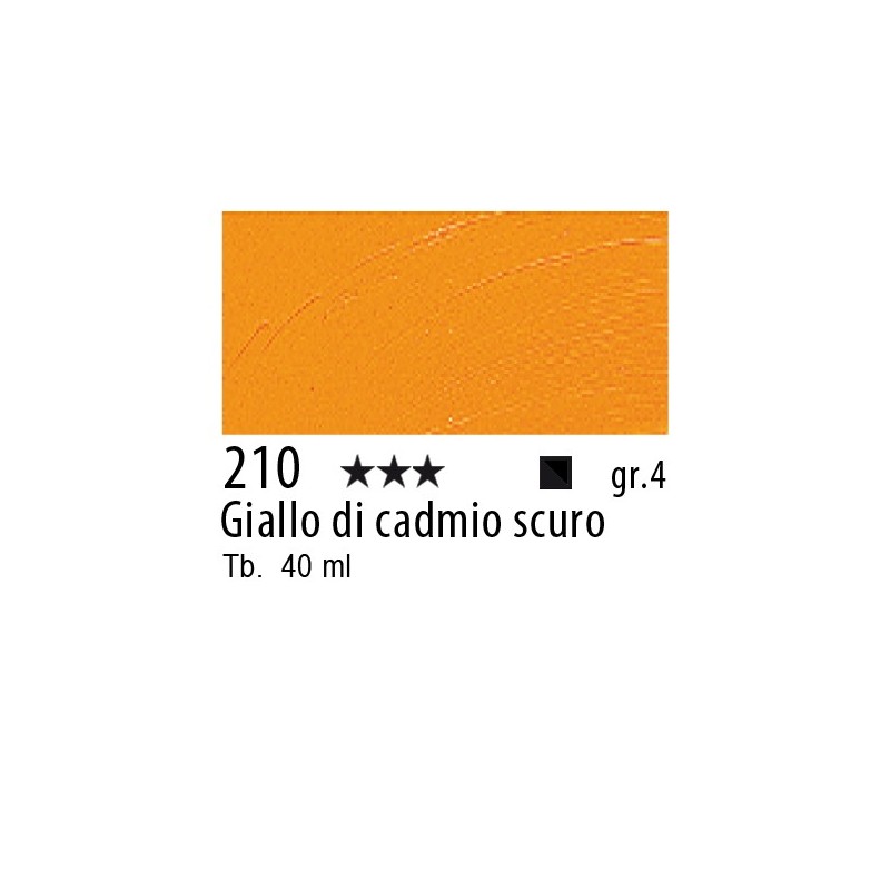 210 - Talens Olio Rembrandt Giallo di cadmio scuro
