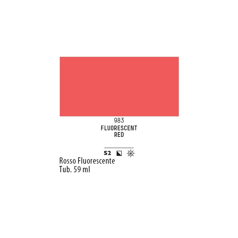 983 - Liquitex Heavy Body Rosso Fluorescente