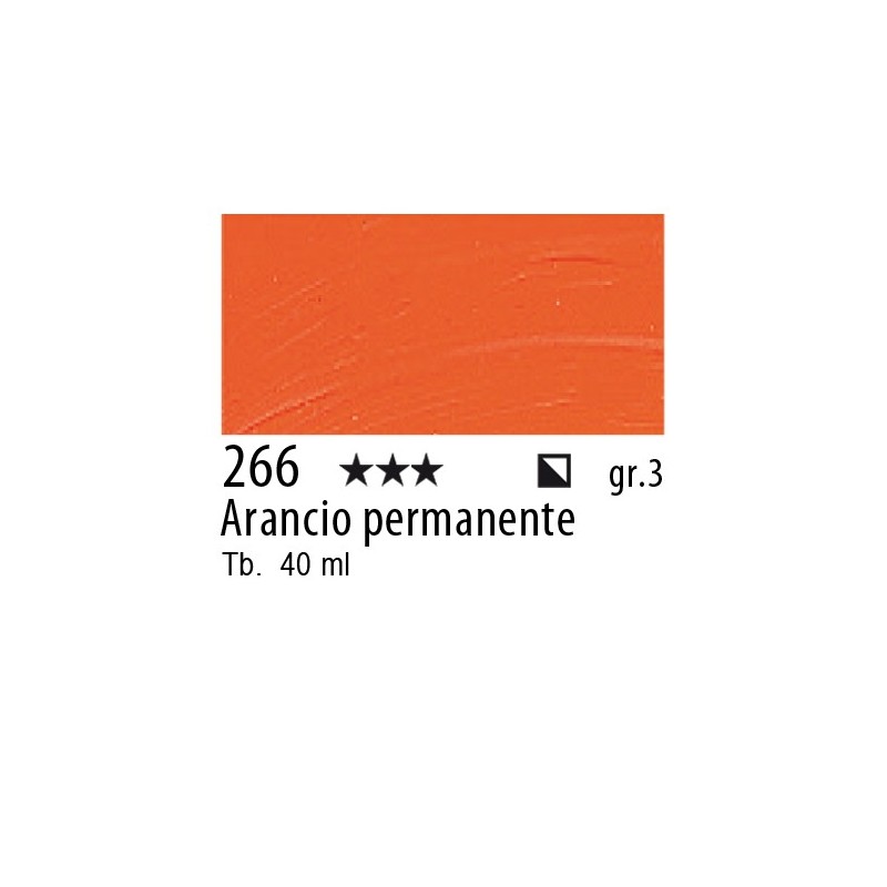 266 - Talens Olio Rembrandt Arancio permanente