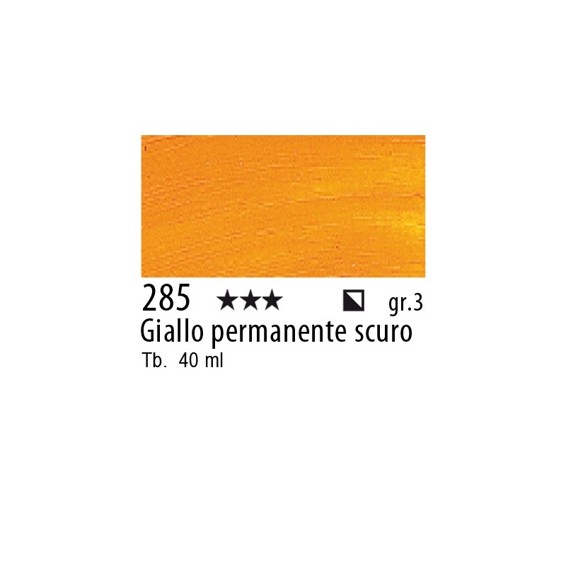 285 - Talens Olio Rembrandt Giallo permanente scuro