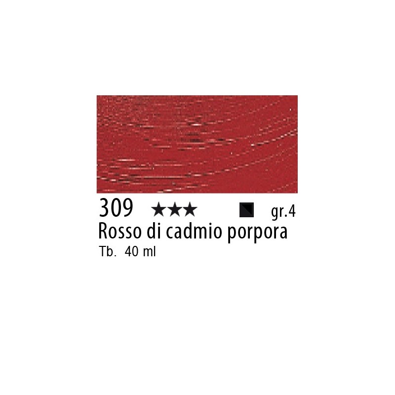 309 - Talens Olio Rembrandt Rosso di cadmio porpora