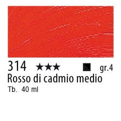 314 - Talens Olio Rembrandt Rosso di cadmio medio