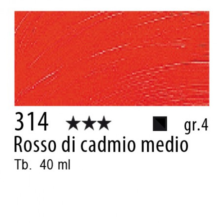 314 - Rembrandt Rosso di cadmio medio