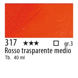 317 - Talens Olio Rembrandt Rosso trasparente medio