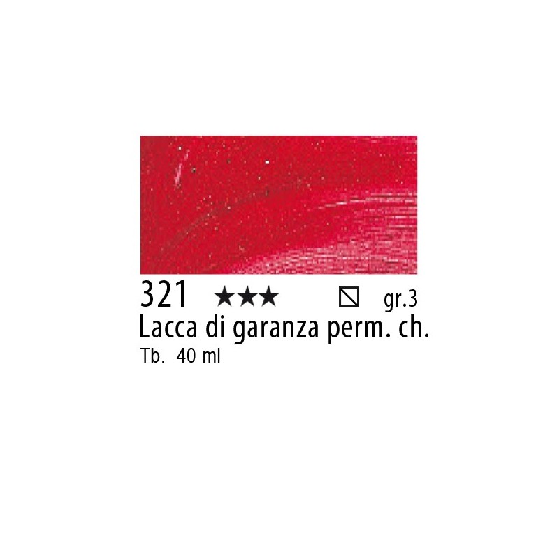321 - Talens Olio Rembrandt Lacca di garanza permanente chiara