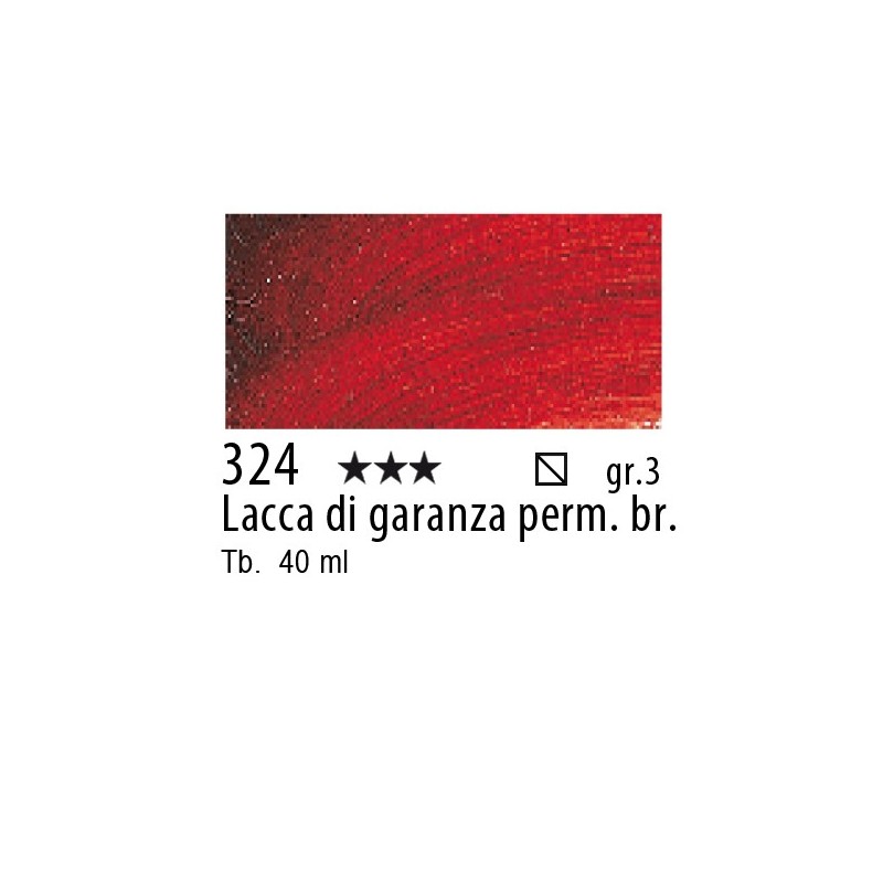 324 - Talens Olio Rembrandt Lacca di garanza permanente bruna
