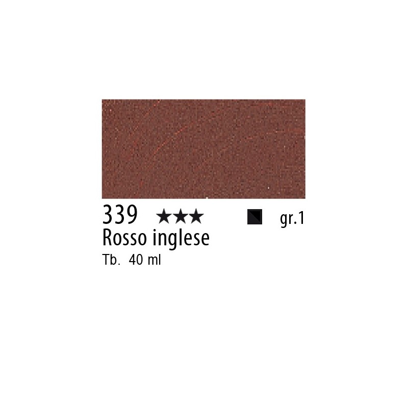 339 - Talens Olio Rembrandt Rosso Inglese