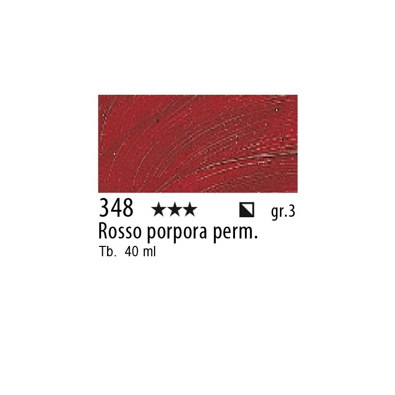 348 - Talens Olio Rembrandt Rosso porpora permanente