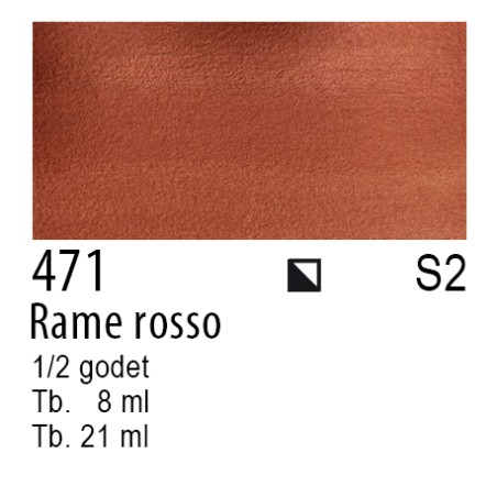 471 - W&N Cotman Rame rosso