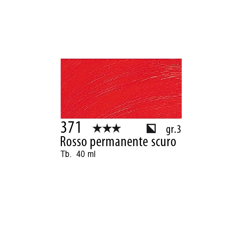 371 - Talens Olio Rembrandt Rosso permanente scuro