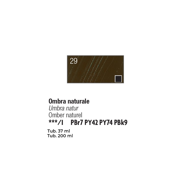29 - Pebeo Olio Studio XL terra ombra naturale
