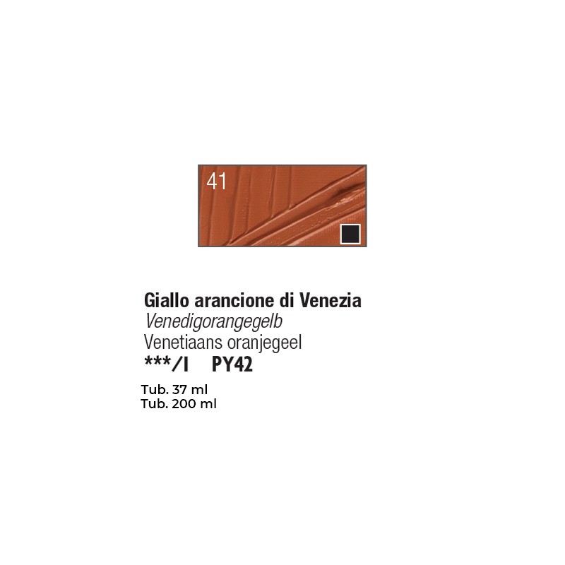 41 - Pebeo Olio Studio XL giallo arancio di venezia