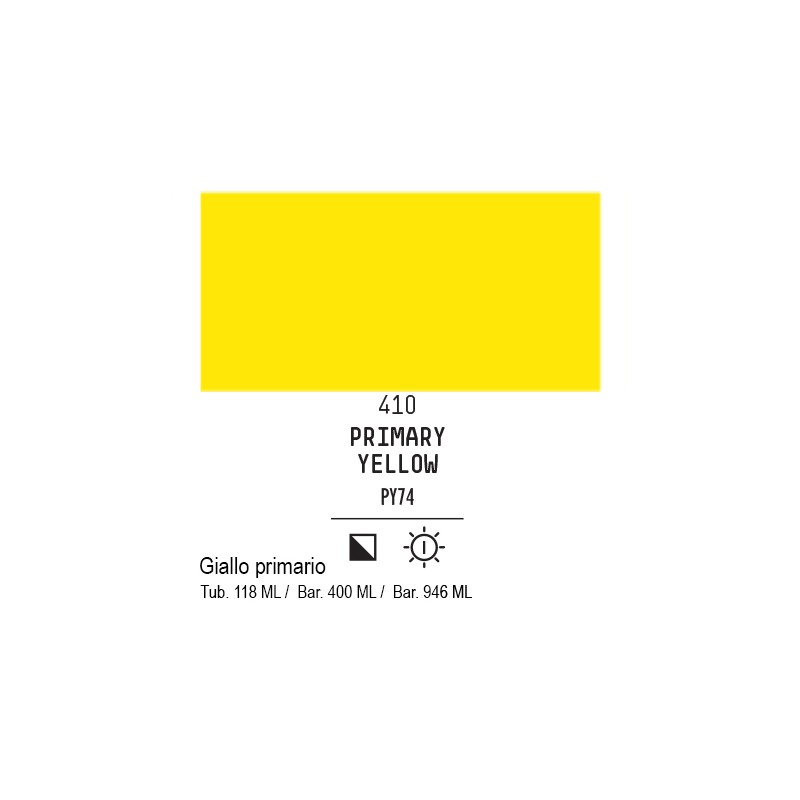 410 - Liquitex Basics acrilico giallo primario