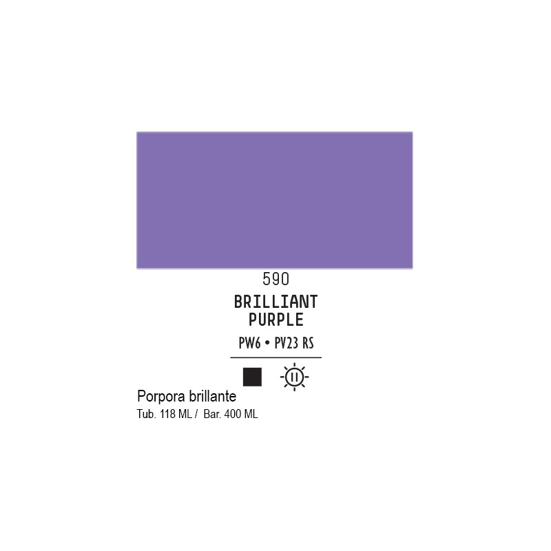 590 - Liquitex Basics acrilico porpora brillante