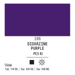 186 - Liquitex Basics acrilico viola dioxazine