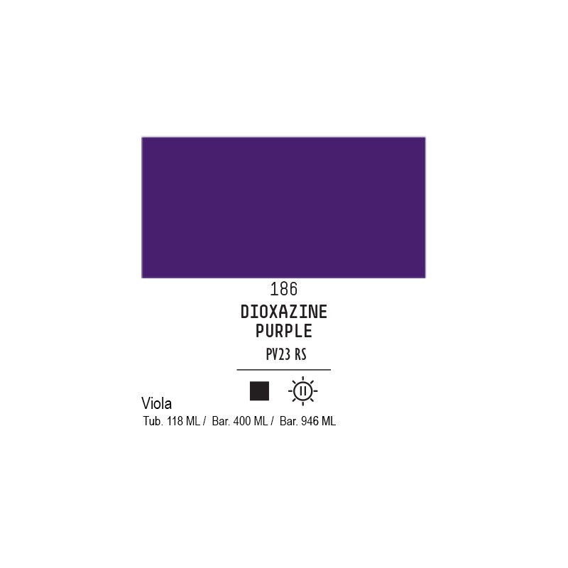 186 - Liquitex Basics acrilico viola dioxazine