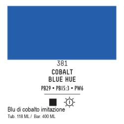 381 - Liquitex Basics acrilico blu di cobalto