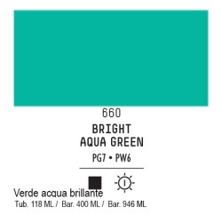 660 - Liquitex Basics acrilico verde acqua brillante