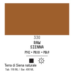 330 - Liquitex Basics acrilico terra di siena naturale