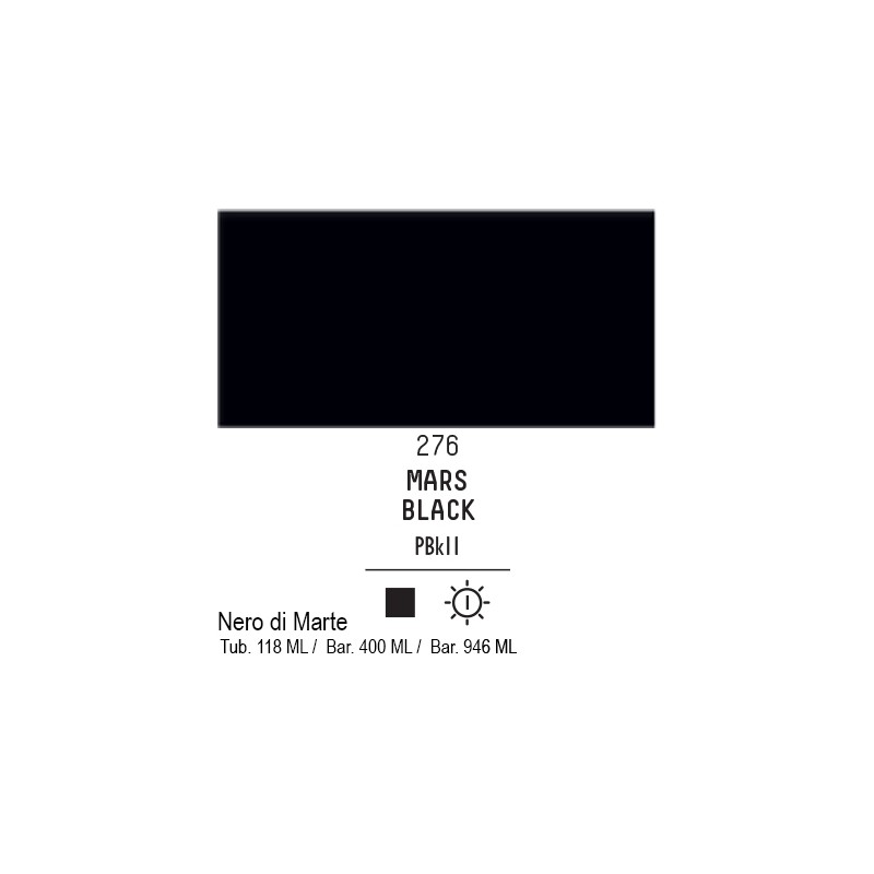 276 - Liquitex Basics acrilico nero di marte