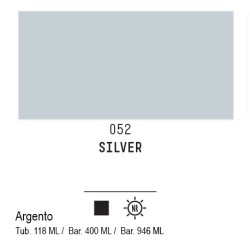 052 - Liquitex Basics acrilico argento