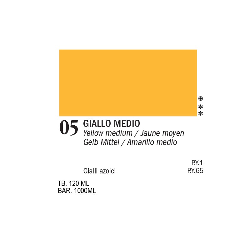 05 - Ferrario Acrylic Master Giallo medio