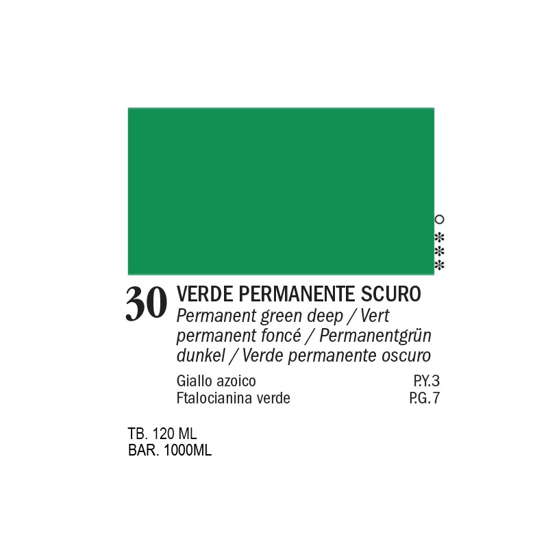 30 - Ferrario Acrylic Master Verde permanente scuro