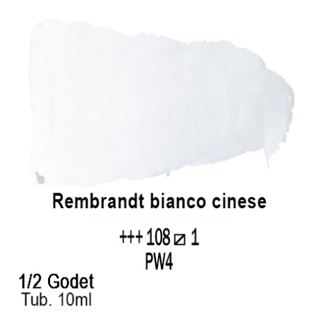 108 - Talens Rembrandt acquerello bianco cinese