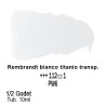112 - Talens Rembrandt acquerello bianco titanio transparente