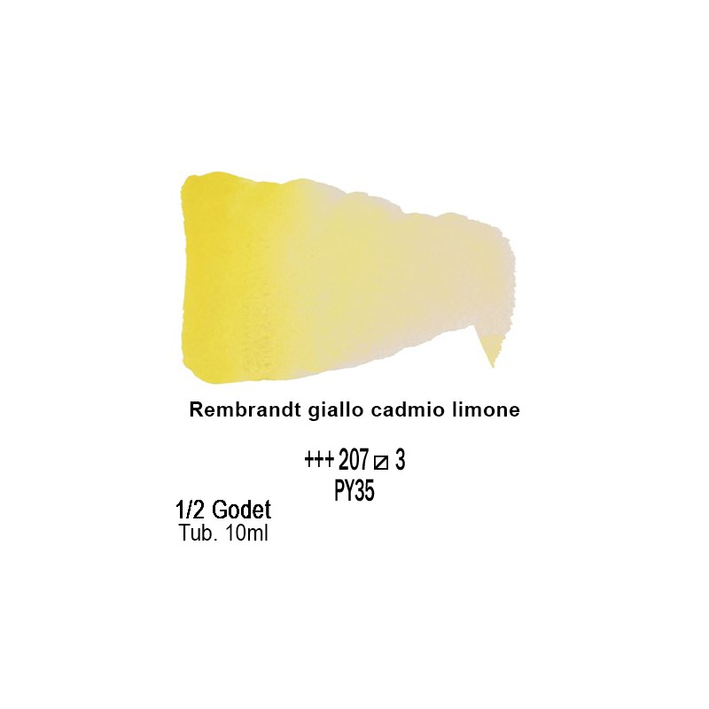 207 - Talens Rembrandt acquerello giallo cadmio limone